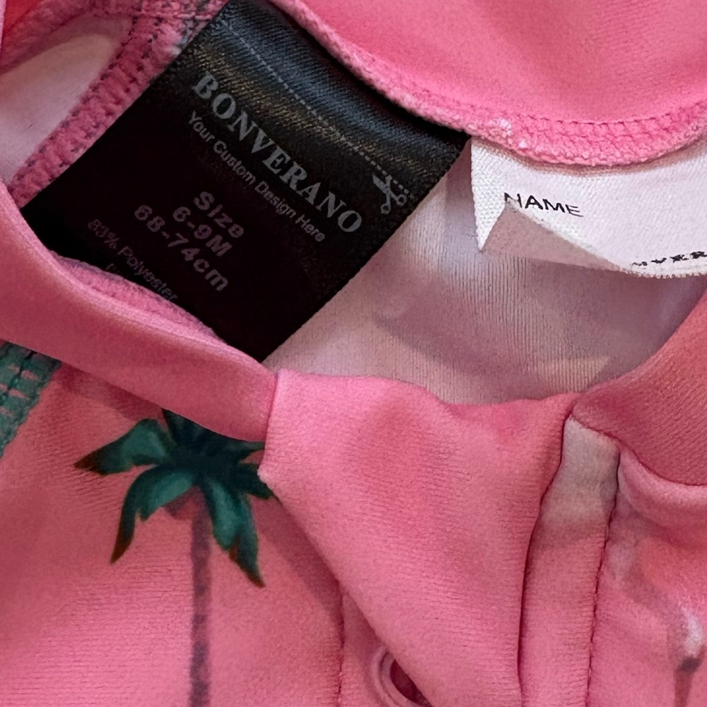 Pink Flamingo Kids Rashguard - Picture 2 of 2